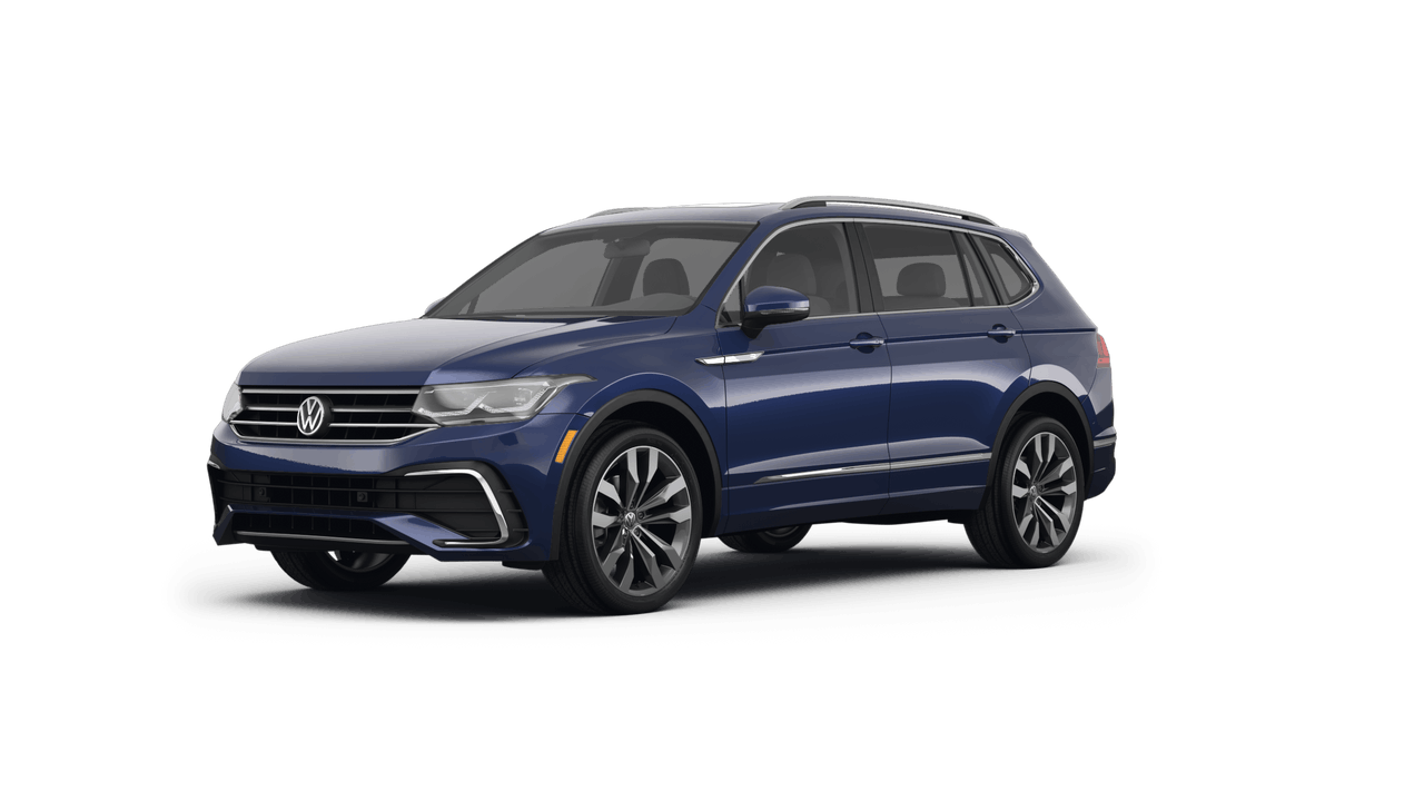2022 Volkswagen Tiguan SEL R-Line Exterior Design in Atlantic Blue